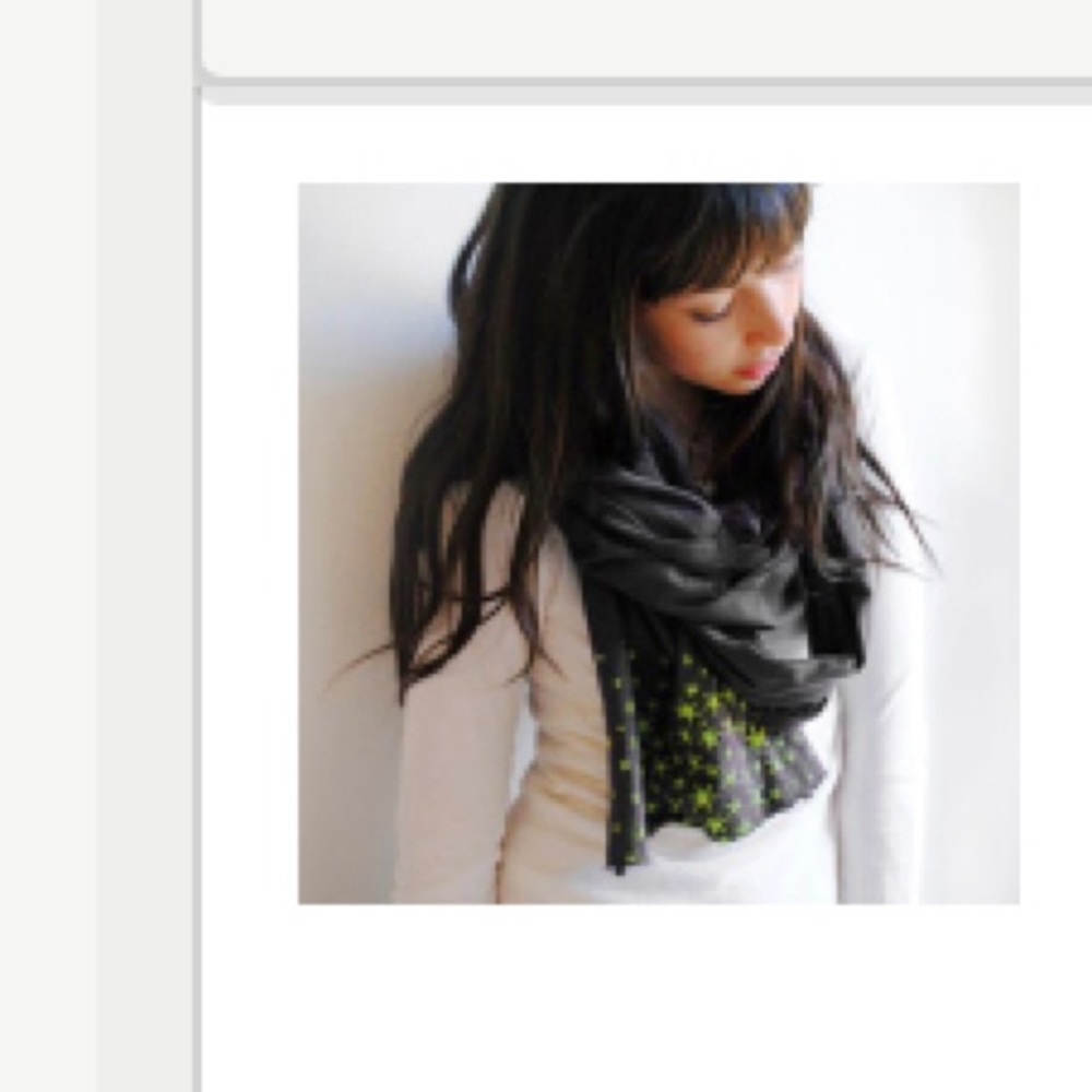 Dark Grey Bamboo Scarf